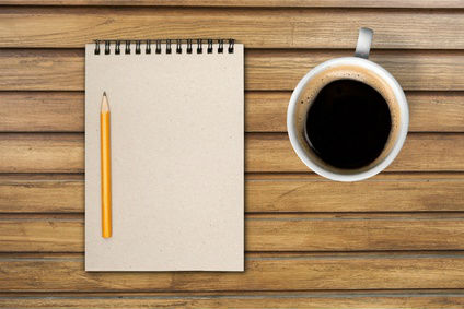 Coffee Notebook Pencil