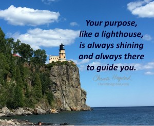 Lighthouse Purpose Always Guide Split Rock