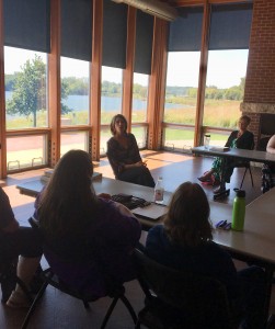 Meditation basics with some ASPIRE Success Club members.