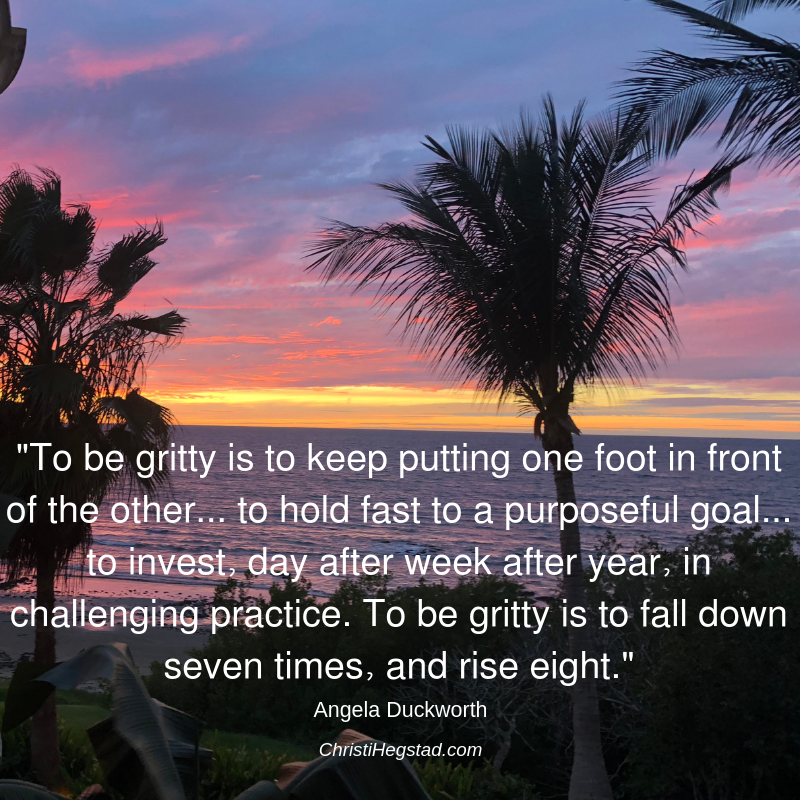 Grit Duckworth Quote Mexico Palm Tree