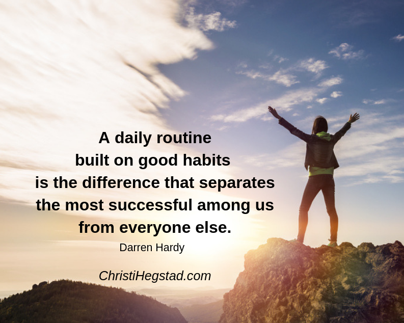 Routine Good Habits Hardy